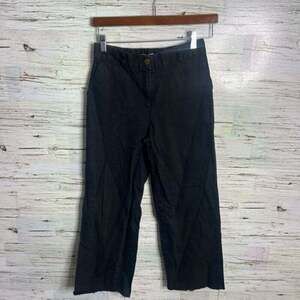 Oak + Fort Black Cropped Pant size small